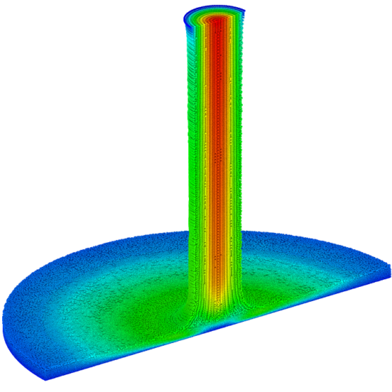 Article preview image for impinging jet benchmark for e-motor cooling.