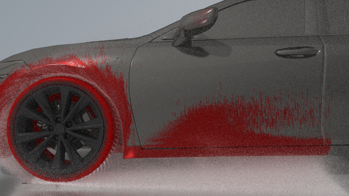 Figure 8 - PreonLab 7.2 Released - Side-soiling Pattern using Virtual Wind Tunnel