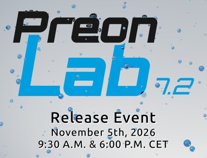 Image for the PreonLab 7.2 Release Event Landing Page on the homepage.